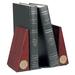 Gold Jacksonville State Gamecocks Rosewood Bookends
