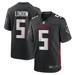 Men's Nike Drake London Black Atlanta Falcons Player Game Jersey