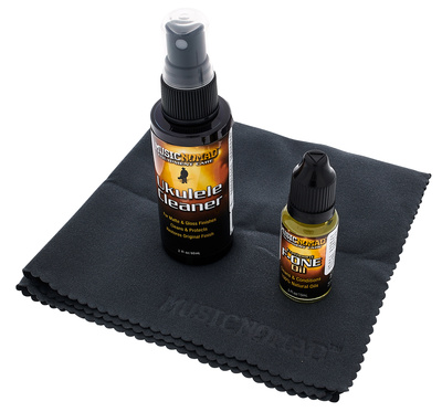 MusicNomad Premium Ukulele Care Kit 3 pc