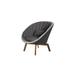 Cane-line Peacock Teak Patio Papasan Chair w/ Cushions Wood/Wicker/Rattan in Brown/Gray/White | 34.3 H x 35.9 W x 36.7 D in | Wayfair