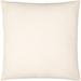 The Twillery Co.® Headley Linen Solid Pillow Cover & Insert Throw Polyester/Polyfill/Linen in White/Brown | 20 H x 20 W x 5 D in | Wayfair