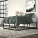 Trent Austin Design® Monte 18" Metal Bed Frame Metal in Black | 18 H x 53.5 W x 74.5 D in | Wayfair AD04A6E837364A919687C02E54545AEB