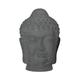 Tarrington House Buddha Kopf, Fikonstein, 33 x 29.5 x 41.5 cm, grau