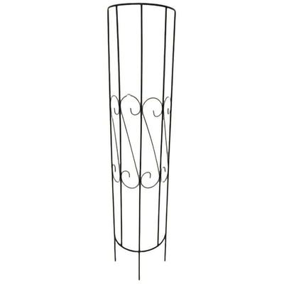 Halbrankgitter Metall schwarz 180 cm hoch Spaliere Rankgitter - Trendline Image