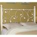 Riverdale Flourishing Full/ Queen White Metal Headboard