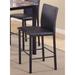 Roundhill Furniture Citico Metal Counter Height Dining Chairs with Metal Frame, Set of 4