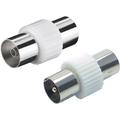 Metronic - Adattatore cavo antenna tv femmina - femmina