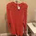 Free People Dresses | Free People Orange Sweater Dress | Color: Orange | Size: Xs