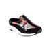 Women's The Traveltime Slip On Mule by Easy Spirit in Black Floral (Size 9 1/2 M)