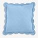 Florence Euro Sham by BrylaneHome in Sky Blue (Size EURO)