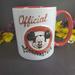 Disney Kitchen | Disney Parks Classic Mickey Mouseketeer Coffee Mug With Red Interior | Color: Black/Red | Size: Os