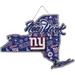 FOCO New York Giants 10.5'' x 15'' Die-Cut State Sign