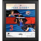 Josh Giddey Oklahoma City Thunder Framed 15" x 17" Stitched Stars Collage