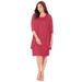 Plus Size Women's Sparkling Lace Jacket Dress by Catherines in Deep Scarlet (Size 16 WP)
