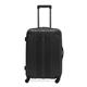 Kenneth Cole REACTION Out of Bounds Wheel Upright Carry-on Luggage, Charcoal, 24-Inch Checked, Out of Bounds Luggage Collection Lightweight Durable Hardside 4-Wheel Spinner Travel Suitcase Bags