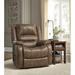 Darby Home Co Forreston 40" Wide Power Lift Assist Standard Recliner Polyester in Black/Brown | 44 H x 40 W x 35 D in | Wayfair DRBC1299 30329256