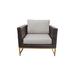 Amalfi Club Chair in Ash - TK Classics Tkc049B-Cc-Gld-Ash