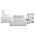 Taunder King 5PC Bedroom Set in White - Picket House Furnishings B.12627.KB5PC