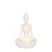 Bungalow Rose Yoga Hands Down Tealite Candle Holder Porcelain in White | 4.5 H x 3 W x 3 D in | Wayfair 88125898E6EB48CFA8A2B3F736F6C5A8