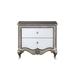 Rosdorf Park Mokvist 2 - Drawer Nightstand in Silver Wood in Brown/Gray | 27.99 H x 32.01 W x 17.99 D in | Wayfair 0CDC9B4A1D584EF29E68CF079153BAA2