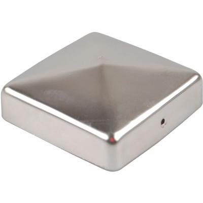 Pfostenkappe Edelstahl 121 mm Pyramide Abdeckkappe für Pfosten 12x12cm Image