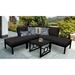 kathy ireland Madison Ave. 6 Piece Outdoor Aluminum Patio Furniture Set 06b