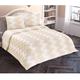 "Quality Knitted Blanket/Bedspread with Two Pillow Cases/Shams, Double 230 x 240cm (90\" x 94\")"