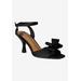 Wide Width Women's Nishia Sandal by J. Renee in Black (Size 9 1/2 W)