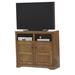 Foundry Select Rafeef Solid Wood TV Stand for TVs up to 50" Wood in Brown | 40.75 H in | Wayfair A5F62578F2314A789CA275E8EFAEA37D