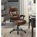Red Barrel Studio® Altugyu Executive Chair Upholstered, Metal in Brown | 48 H x 27 W x 28.5 D in | Wayfair 1D5169F66F934B5191BB7B54BF4CF84A