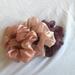 American Eagle Outfitters Accessories | 3-Pack Sheer Scrunchie Hair Ties, Plum Purple And Blush Pink, American Eagle | Color: Pink/Purple | Size: Os