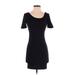 Forever 21 Casual Dress - Bodycon: Black Solid Dresses - Women's Size Small