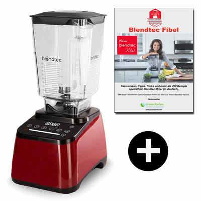 Blendtec Designer 650 + GP-Blendtec Fibel (200+ BT Rezepte) | Hochleistungsmixer | rechtsdrehend