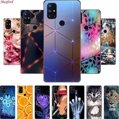 For OnePlus Nord N10 5G Case Black Silicone Phone Case For One Plus Nord N 10 Back Cover Coque