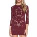 Free People Dresses | Free People Intimately Dress Burgundy Bodycon Mini | Color: Red | Size: S