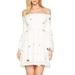 Free People Dresses | Free People Nwt Off The Shoulder Dress | Large | Color: Red/White | Size: L