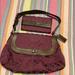 Coach Bags | Coach Soho Pleated Signature Bag With Matching Large Wallet. | Color: Purple | Size: Os