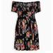 Torrid Dresses | Floral Off The Shoulder Dress | Color: Black | Size: 2x