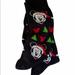 Disney Accessories | Disney Mickey Mouse Christmas Socks New | Color: Black/Red | Size: Os