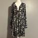 American Eagle Outfitters Dresses | American Eagle Outfitters Black Floral Soft & Sexy Dress, Size Medium | Color: Black/Purple | Size: M