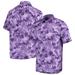 Men's Tommy Bahama Purple Colorado Rockies Sport Reign Forest Fronds Button-Up Shirt