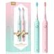 usmile Electric Toothbrush, Rechargeable Sonic Toothbrush for Adults with Smart Timer, Whitening Toothbrush with Travel Case, Y1S Pink&Mint