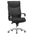 FineBuy Bürostuhl BIGBOSS Kunstleder Schwarz Chefsessel ergonomisch Drehstuhl 150 kg XXL