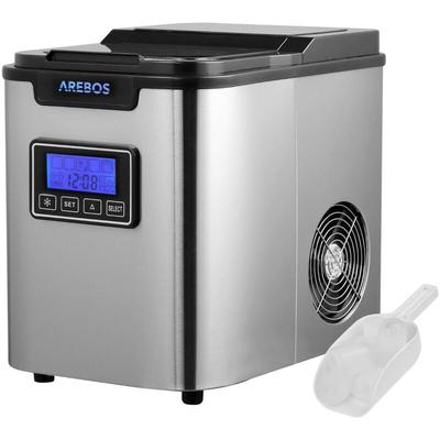 Eiswrfelmaschine Ice Cube Maker 12 kg / 24 h 10-15 Minuten Produktionszeit 3 Eiswrfel-Gren 2,2 Image