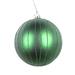 Vickerman 674413 - 4" Emerald Matte Glitter Ball Christmas Tree Ornament (4 pack) (MT211524D)
