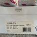 Coach Shoes | New In Box Authentic Coach Kyrie Stripe Sneakers. Womens Sz 8. | Color: White | Size: 8