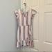 American Eagle Outfitters Dresses | American Eagle Ruffled Pastel Colored Dress | Color: Cream/Pink | Size: Xs
