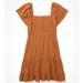American Eagle Outfitters Dresses | American Eagle Outfitters Brown Lace Mini Dress | Color: Brown | Size: S