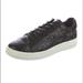 Anthropologie Shoes | Anthropologie Brand New With Studded Accents Leather Black Sneaker Size 9 | Color: Black/Silver | Size: 9