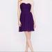 J. Crew Dresses | J. Crew Arabelle Dress - Silk Chiffon Purple - Size 2p | Color: Purple | Size: 2p